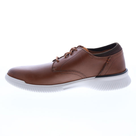 Clarks Donaway Plain 26163452 Mens Brown Suede Oxfords Plain Toe Shoes