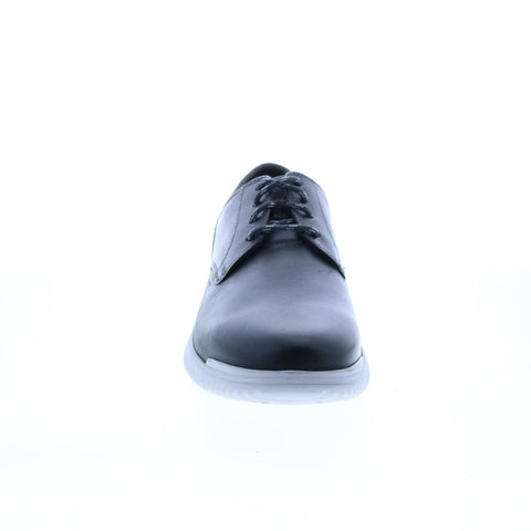 Clarks Donaway Plain 26163453 Mens Gray Leather Oxfords Plain Toe Shoes