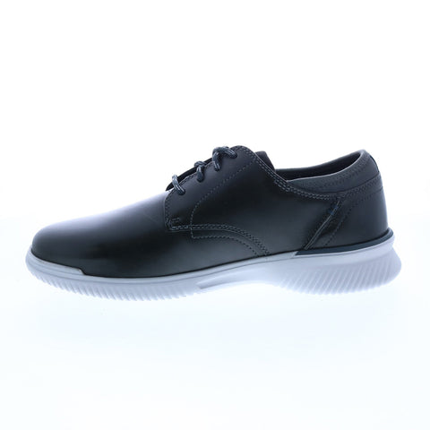 Clarks Donaway Plain 26163453 Mens Gray Leather Oxfords Plain Toe Shoes