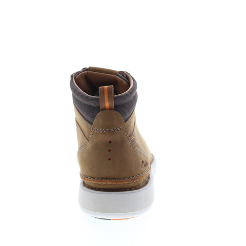 Clarks Larvik Mid 26163470 Mens Brown Leather Lace Up Casual Dress Boots 