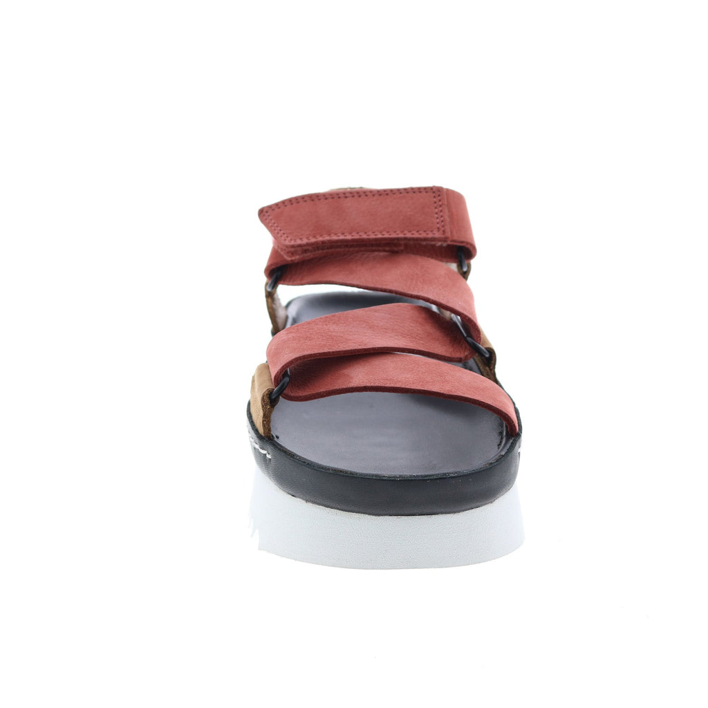 Clarks Ranger Elevated 26163497 Womens Brown Red Slingback Sandals Sho ...