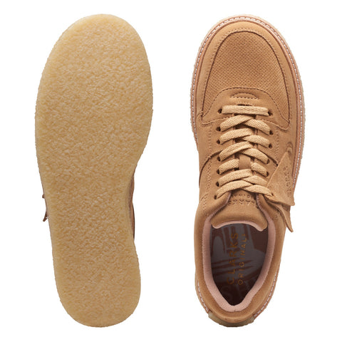 Clarks Sandford 26163572 Mens Brown Suede Lace Up Lifestyle Sneakers Shoes
