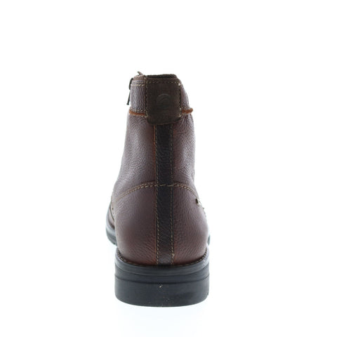 Clarks Morris High 26163576 Mens Brown Leather Lace Up Casual Dress Boots