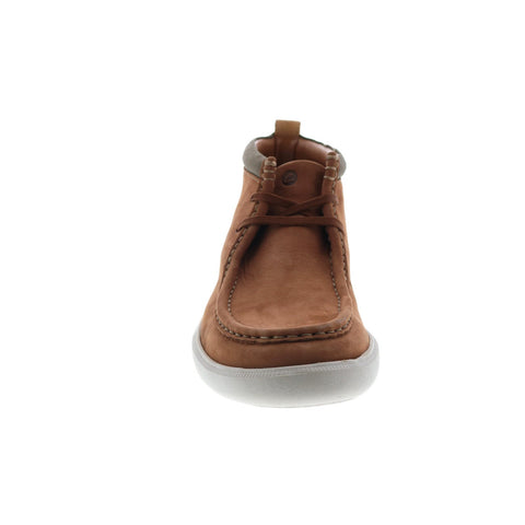 Clarks Cambro Mid Lace Clarks Cambro Mid 26163585 Mens Brown Nubuck Lace Up Chukkas  main image 3