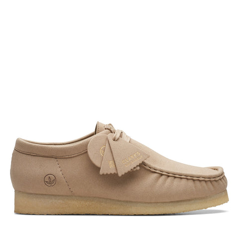 Clarks Wallabee 26163712 Mens Beige Suede Oxfords & Lace Ups Casual Shoes