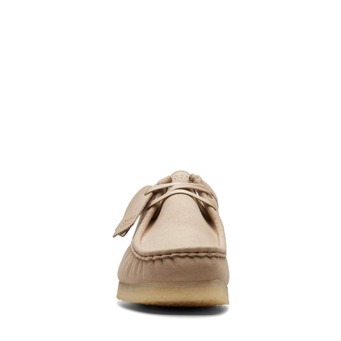 Clarks Wallabee 26163712 Mens Beige Suede Oxfords & Lace Ups Casual Shoes