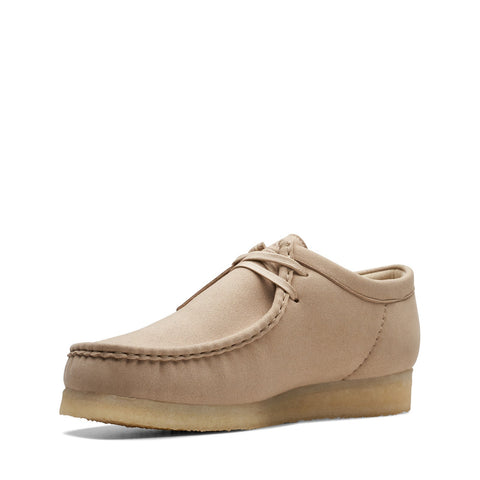 Clarks Wallabee 26163712 Mens Beige Suede Oxfords & Lace Ups Casual Shoes