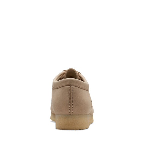 Clarks Wallabee 26163712 Mens Beige Suede Oxfords & Lace Ups Casual Shoes