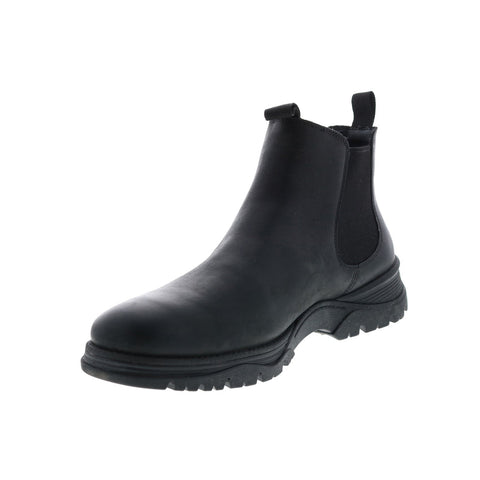 Clarks Topton Chelsea 26163753 Mens Black Leather Slip On Chelsea Boots