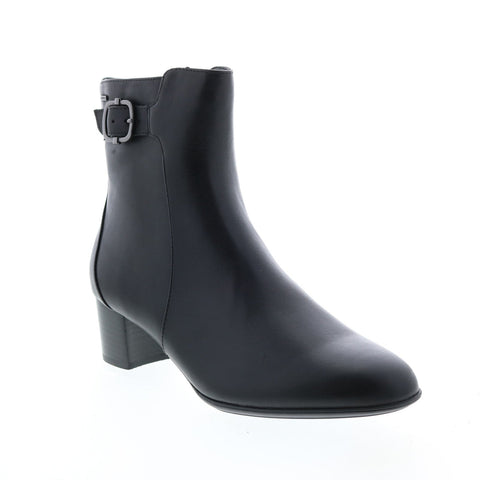 Clarks Vista Kendra 26163757 Womens Black Leather Heels Pumps Shoes