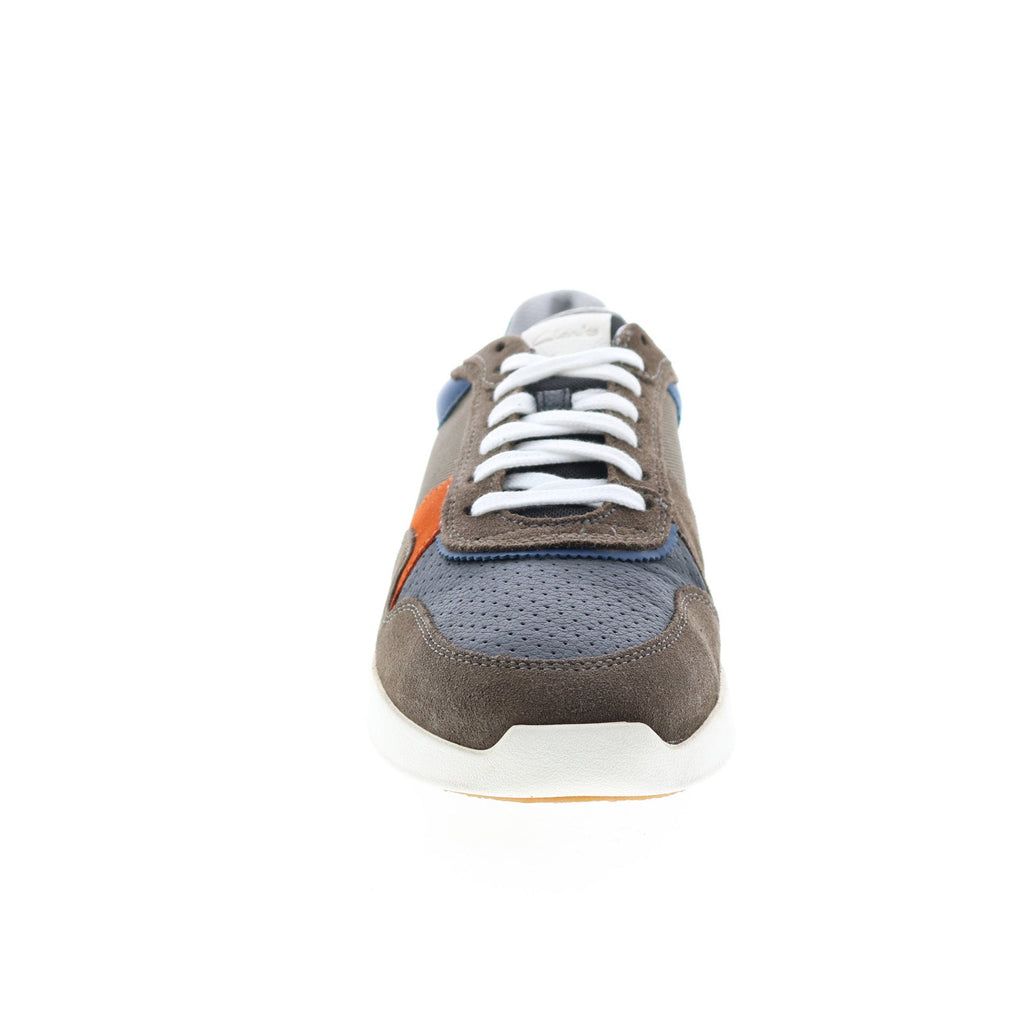 Clarks Race Lite Tor 26164269 Mens Gray Suede Lifestyle Sneakers Shoes ...