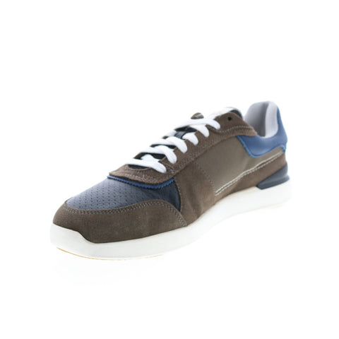 Clarks Race Lite Tor 26164269 Mens Gray Suede Lifestyle Sneakers Shoes