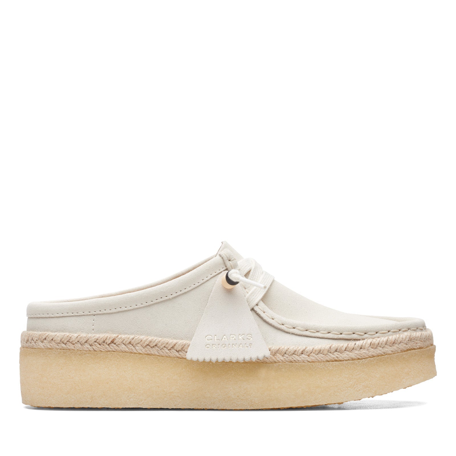 Clarks Wallabee Cup LO 26164430 Mens White Suede Lifestyle Clarks Wallabee Cup LO 26164430 Mens White Suede Lifestyle