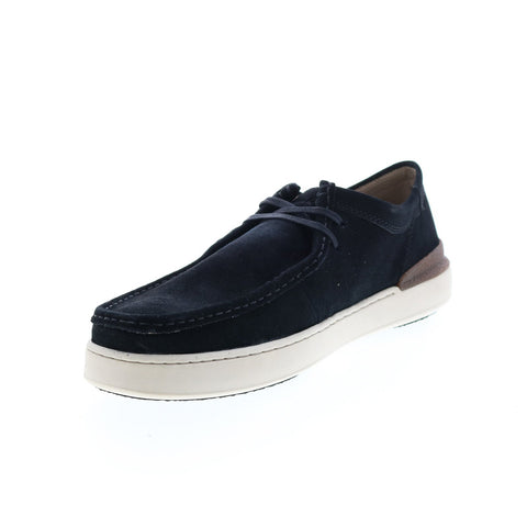 Clarks Court Lite Wally 26164906 Mens Black Suede Oxfords Casual Shoes