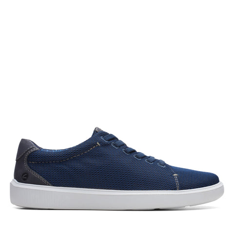Clarks Cambro Low 26165074 Mens Blue Mesh Lifestyle Sneakers Shoes