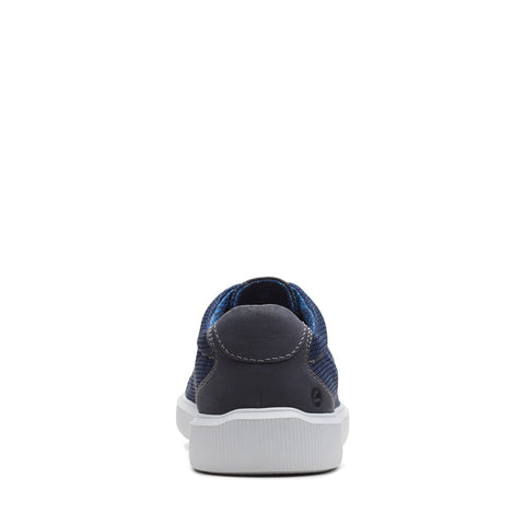 Clarks Cambro Low 26165074 Mens Blue Mesh Lifestyle Sneakers Shoes