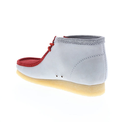 Clarks Wallabee Boot VCY 26165076 Mens Red Suede Lace Up Chukkas Boots