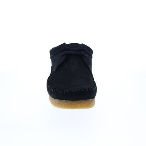 Clarks Weaver 26165081 Mens Black Suede Lace Up Chukkas Boots