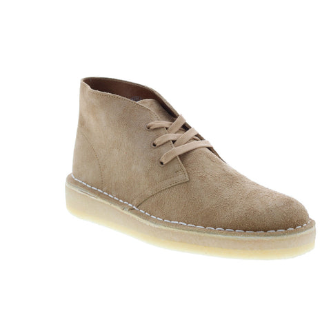 Clarks Desert Coal 26165807 Mens Brown Suede Lace Up Desert Boots