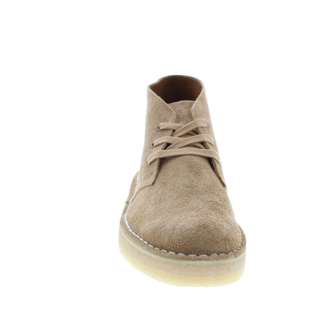 Clarks Desert Coal 26165807 Mens Brown Suede Lace Up Desert Boots