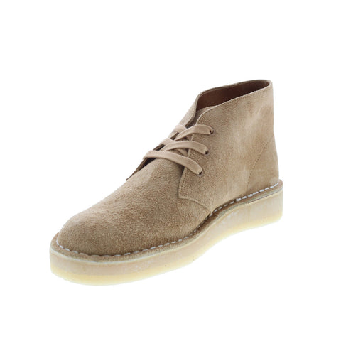 Clarks Desert Coal 26165807 Mens Brown Suede Lace Up Desert Boots