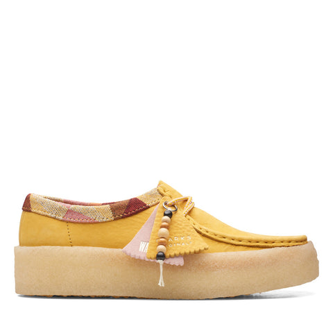 Clarks Wallabee Cup 26165817 Womens Yellow Oxfords & Lace Ups Casual Shoes