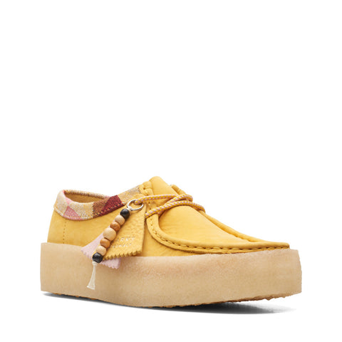 Clarks Wallabee Cup 26165817 Womens Yellow Oxfords & Lace Ups Casual Shoes