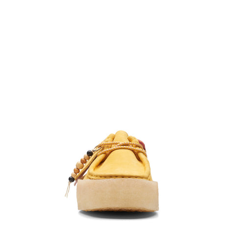 Clarks Wallabee Cup 26165817 Womens Yellow Oxfords & Lace Ups Casual Shoes
