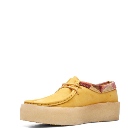 Clarks Wallabee Cup 26165817 Womens Yellow Oxfords & Lace Ups Casual Shoes