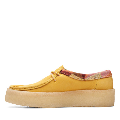 Clarks Wallabee Cup 26165817 Womens Yellow Oxfords & Lace Ups Casual Shoes