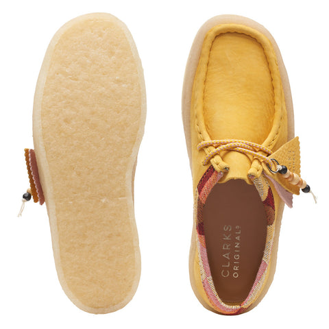 Clarks Wallabee Cup 26165817 Womens Yellow Oxfords & Lace Ups Casual Shoes