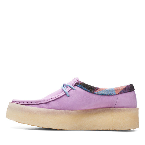 Clarks Wallabee Cup 26165819 Womens Purple Oxfords & Lace Ups Casual Shoes