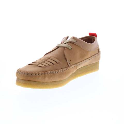 Clarks Weaver Weft 26165827 Mens Brown Suede Lace Up Chukkas Boots