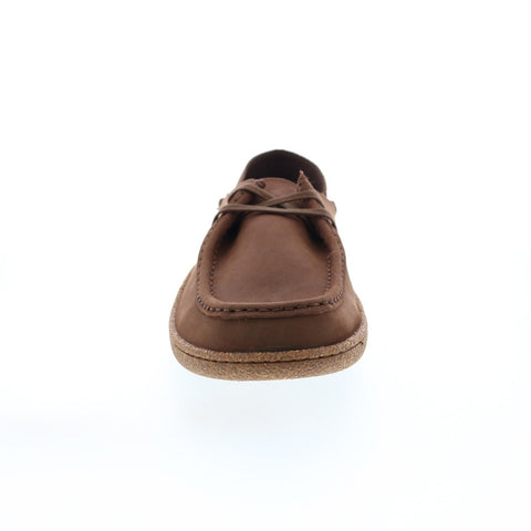 Clarks Pilton Wallabee 26165829 Mens Brown Nubuck Loafers Casual Shoes