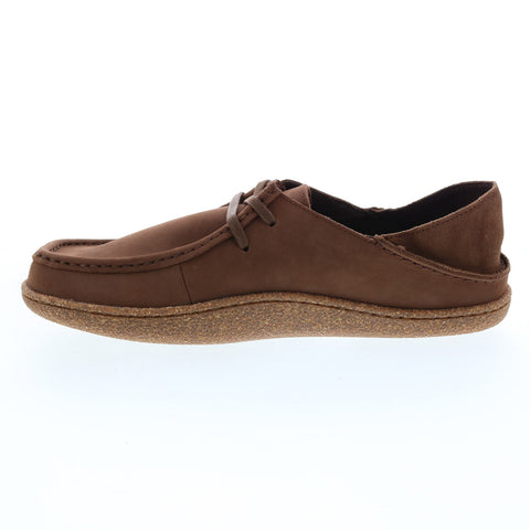 Clarks Pilton Wallabee 26165829 Mens Brown Nubuck Loafers Casual Shoes