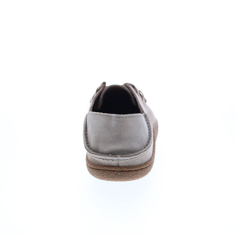 Clarks Pilton Wallabee 26165835 Mens Gray Wide Suede Loafers Casual Shoes