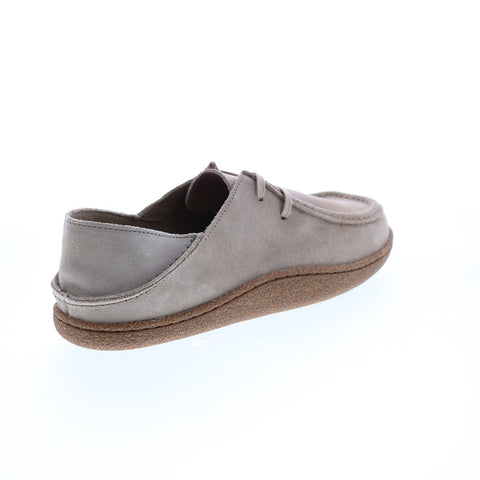 Clarks Pilton Wallabee 26165835 Mens Gray Wide Suede Loafers Casual Shoes