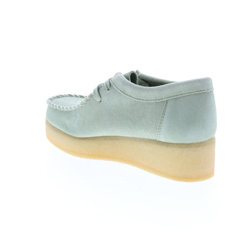 Clarks Wallacraft LO 26165848 Womens Green Suede Lace Up Chukkas Boots