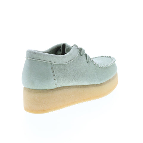 Clarks Wallacraft LO 26165848 Womens Green Suede Lace Up Chukkas Boots