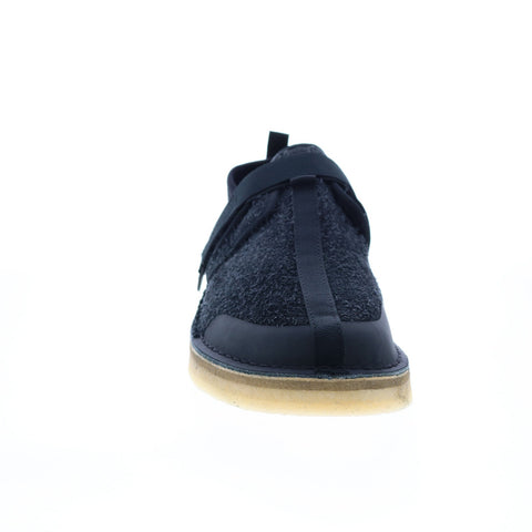 Clarks Trek Taiyo 26165983 Mens Black Canvas Loafers & Slip Ons Casual Shoes