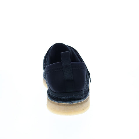 Clarks Trek Taiyo 26165983 Mens Black Canvas Loafers & Slip Ons Casual Shoes