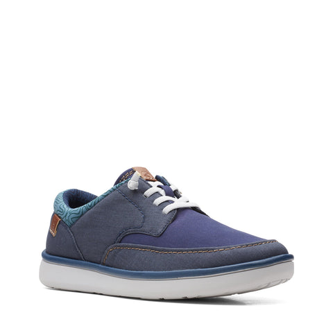 Clarks Cantal 26166445 Mens Purple Canvas Lifestyle Sneakers Shoes