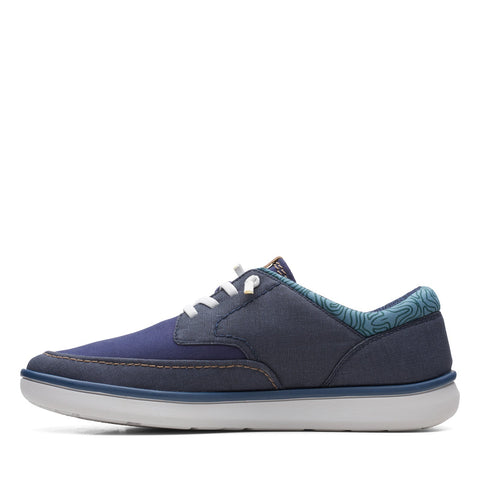 Clarks Cantal 26166445 Mens Purple Canvas Lifestyle Sneakers Shoes