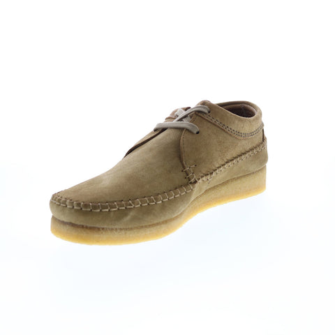 Clarks Weaver 26166518 Mens Green Suede Lace Up Chukkas Boots