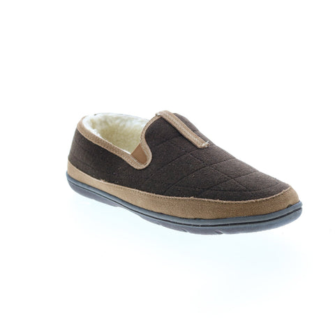Clarks Karis Tait 26166645 Mens Brown Canvas Slip On Loafers Moccasin Shoes