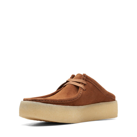 Clarks Wallabee Cup Lo 26167287 Womens Brown Suede Lifestyle Sneakers Shoes