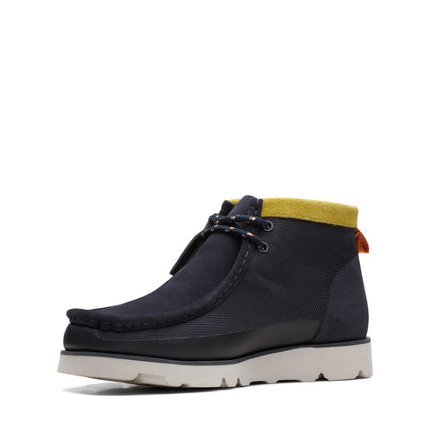 Clarks Wallabee 2.0 Gore-Tex GTX 26167901 Mens Blue Suede Chukkas Boots