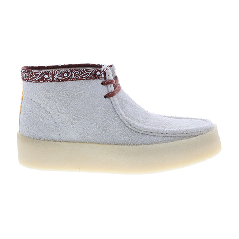 Clarks Wallabee Cup Boot 26167977 Mens Beige Suede Lace Up Chukkas Boots