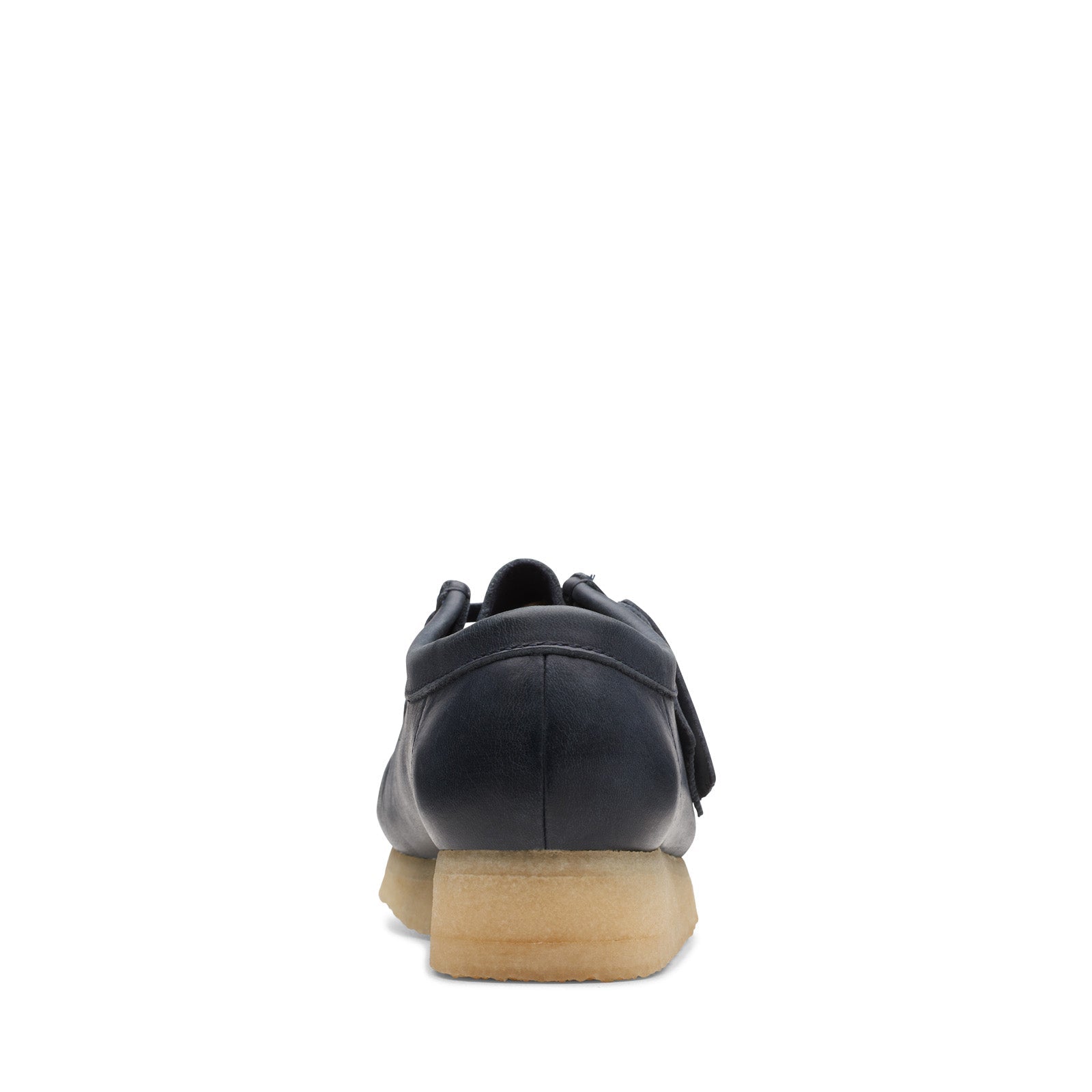 Clarks Wallabee 26168642 Womens Blue Leather Oxfords & Lace Ups