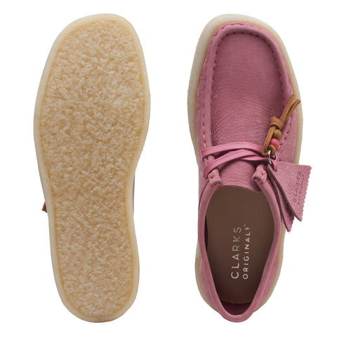 Clarks Wallabee Cup 26168664 Womens Pink Oxfords & Lace Ups Casual Shoes